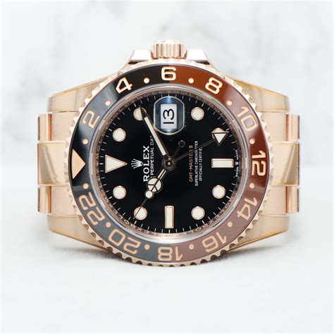 Vendesi Rolex Gmt Master II 126715chnr Rose Gold 18kt Full